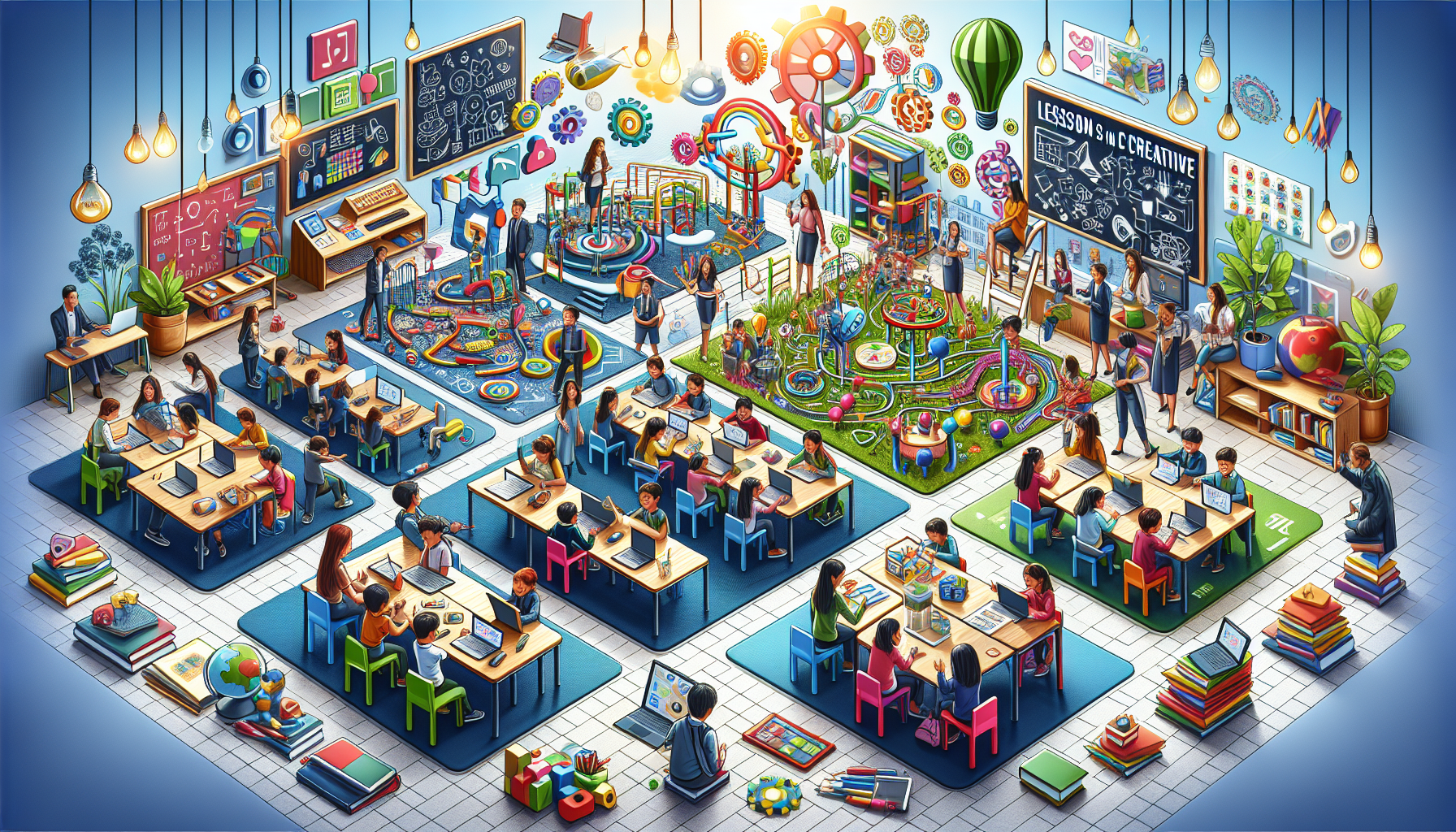 Scopri come le scuole innovative stanno rivoluzionando l'insegnamento con metodi divertenti e creativi. Dall'apprendimento attraverso il gioco alla tecnologia come strumento chiave: un viaggio che renderà il futuro dei vostri figli sorprendente e coinvolgente!