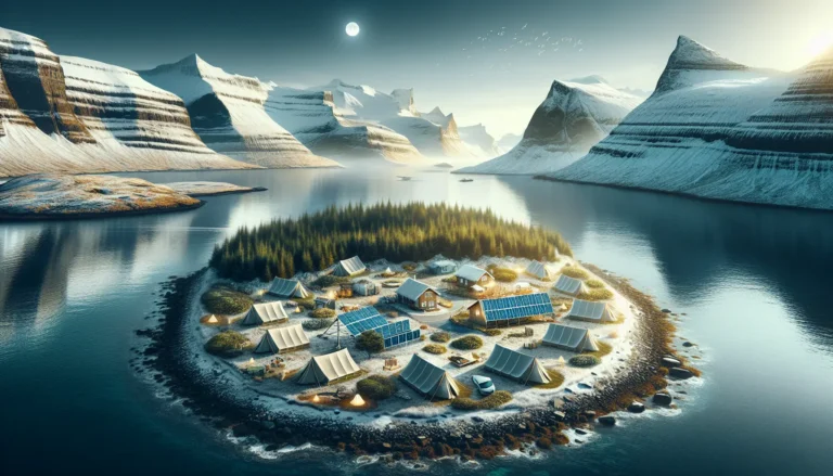 Vista panoramica di una montagna innevata in un ambiente naturale, rappresentativa delle destinazioni eco-friendly per vacanze di lusso.