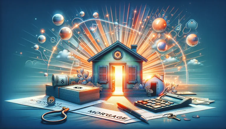 Un giovane coppia porta in mano le chiavi della casa dei sogni, sorridendo con entusiasmo.