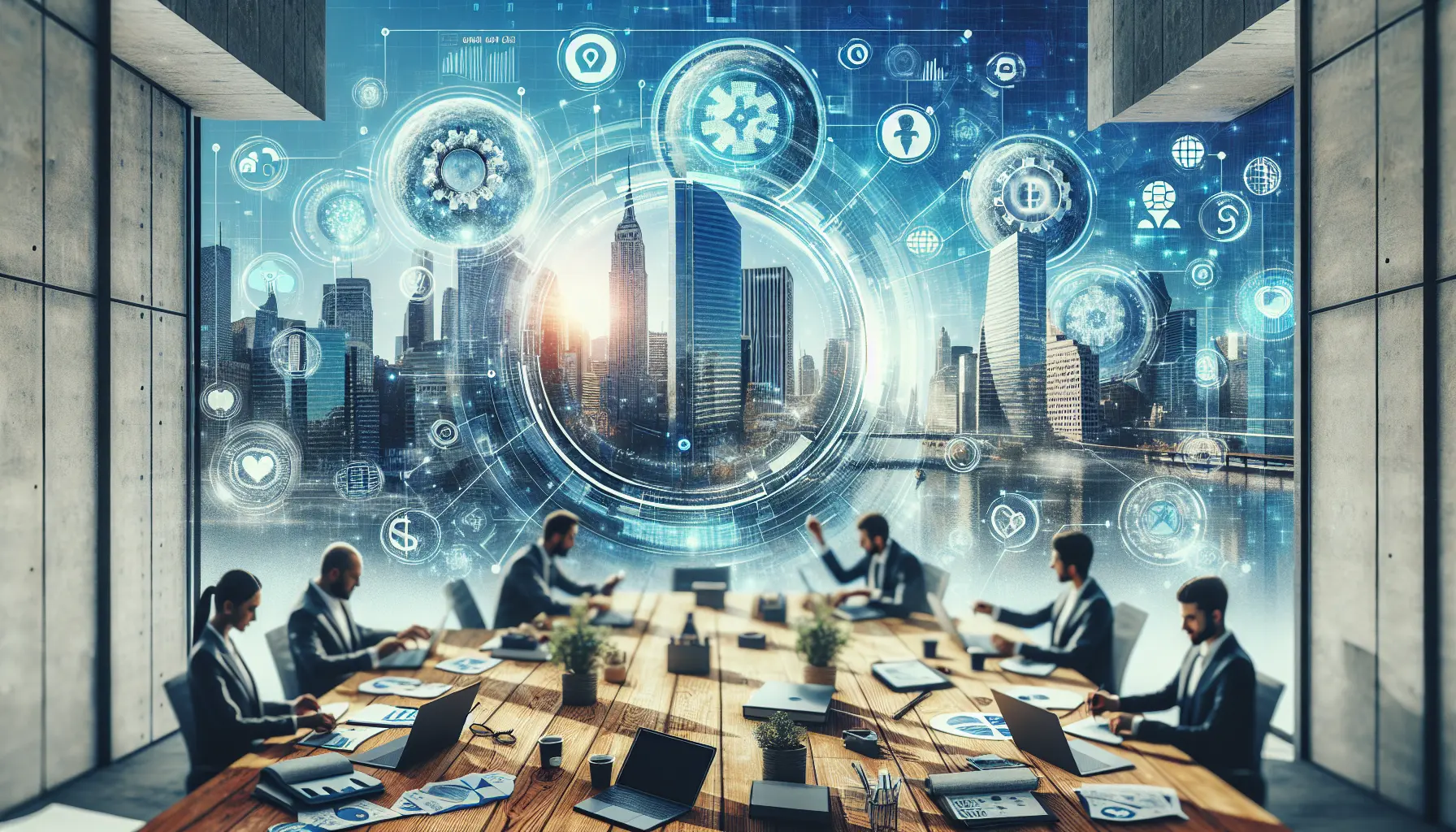 Rappresentazione di un futuro digitale sicuro grazie alla blockchain