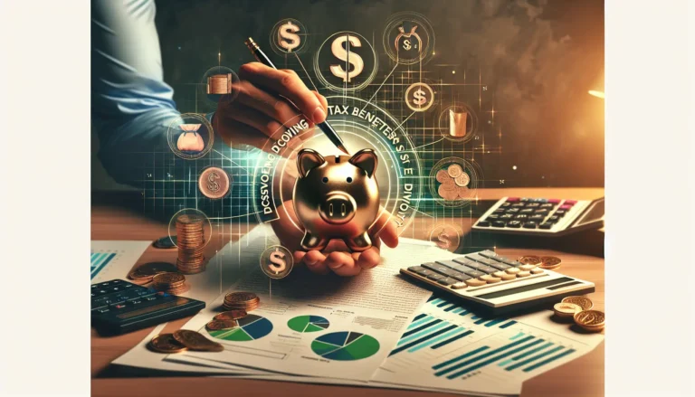 Un uomo e una donna seduti a un tavolo con documenti e computer, discutendo strategie finanziarie per gestire i debiti.