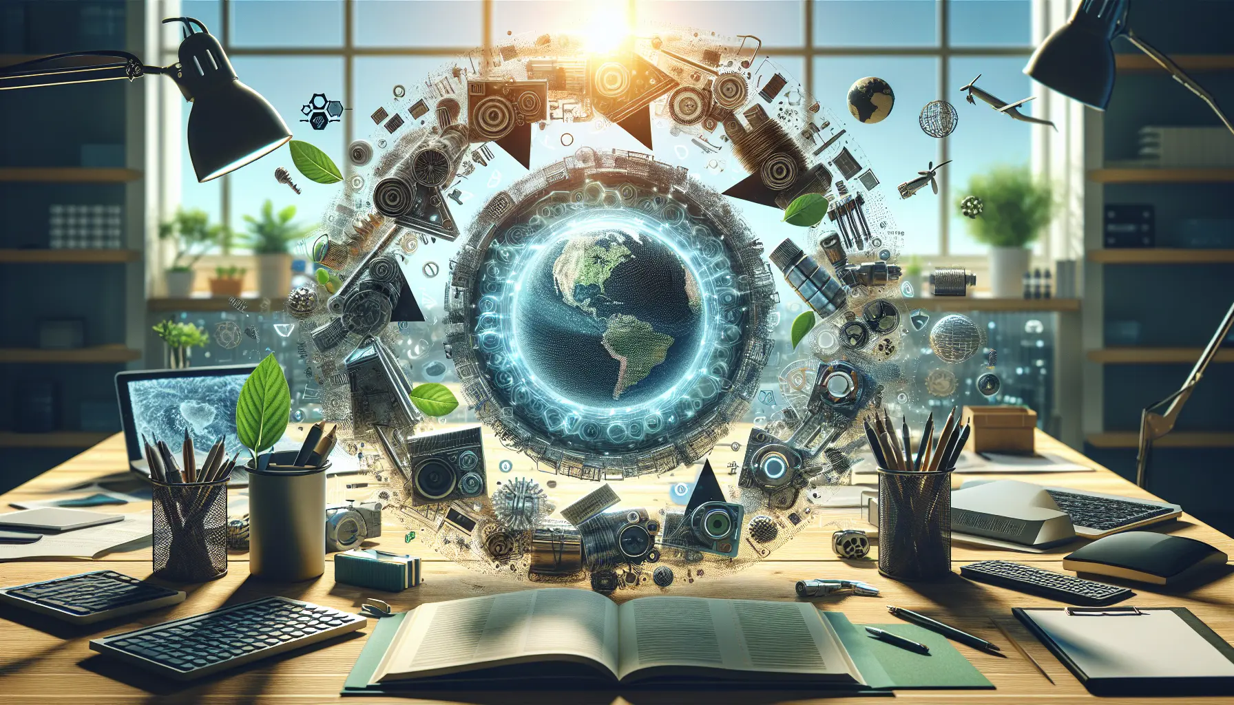 Un diagramma che rappresenta il ciclo di vita dei materiali nell'economia circolare, evidenziando il riutilizzo e il riciclo.