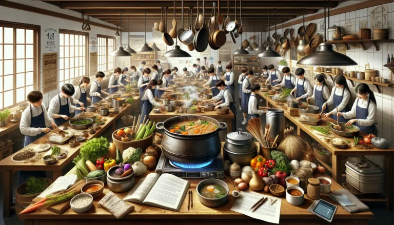 Un tavolo imbandito con piatti di cucina tradizionale preparati con ingredienti freschi e di stagione.