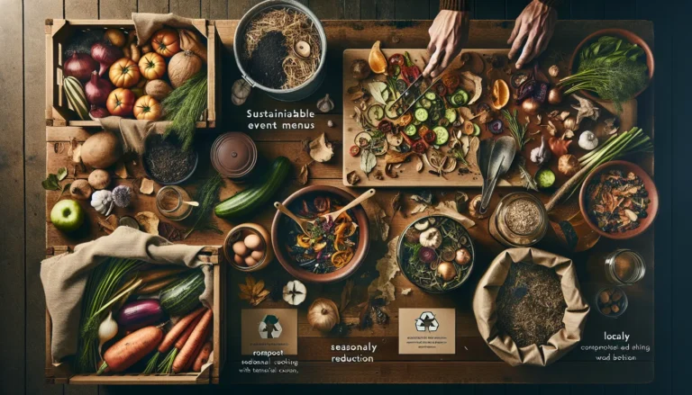 Un tavolo imbandito con piatti di cucina tradizionale e ingredienti freschi di stagione.