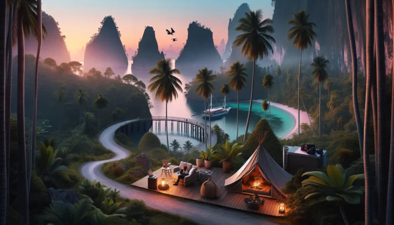 Un viaggiatore esplora un sentiero montano circondato da paesaggi naturali mozzafiato.