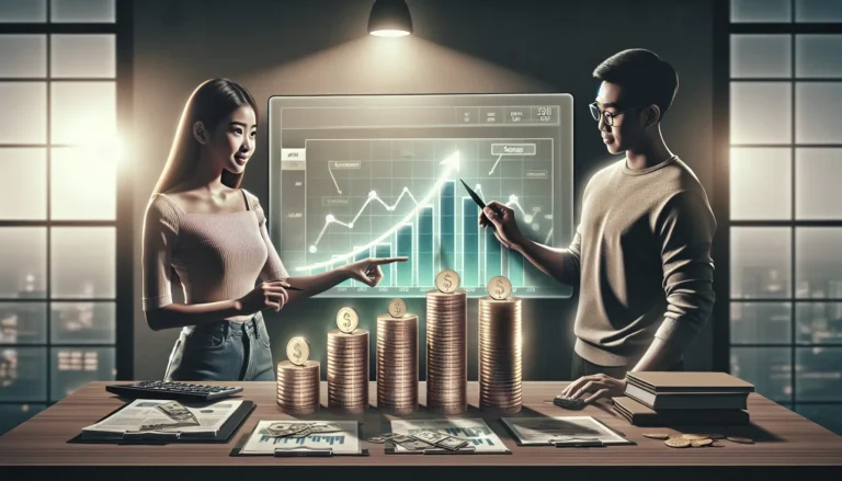 Giovane che esplora opzioni di investimento sicuro