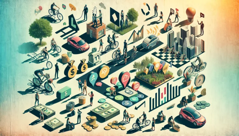 Lavoratore freelance che gestisce le proprie finanze con un computer e documenti