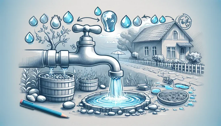 Un ruscello limpido che scorre in un bosco, simbolo della bellezza e della fragilità delle risorse idriche.