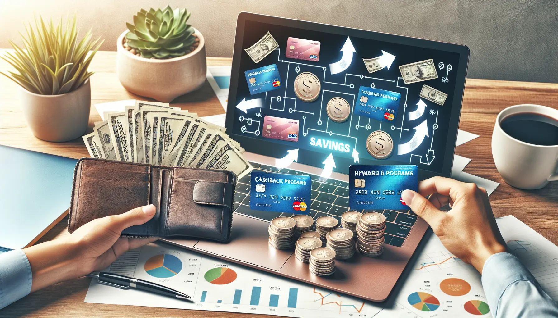 Un professionista che utilizza un'app di cashback per ottimizzare le spese quotidiane.