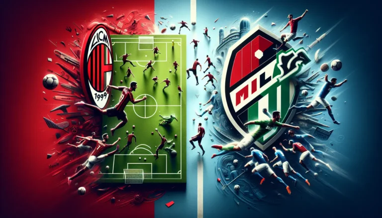 Due squadre di calcio in azione, rappresentanti il confronto tra tradizione e innovazione nel calcio italiano.