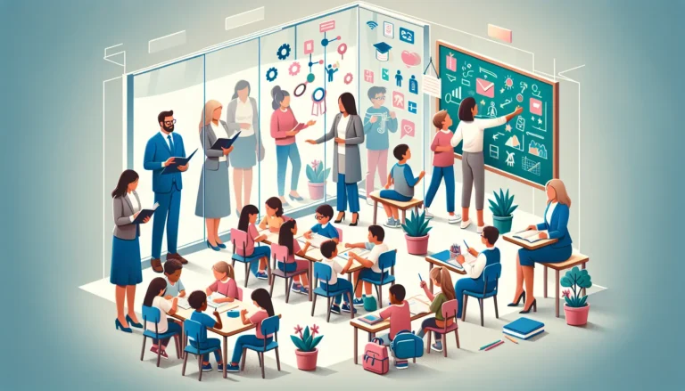 Studente universitario che partecipa a un'attività di gruppo inclusiva