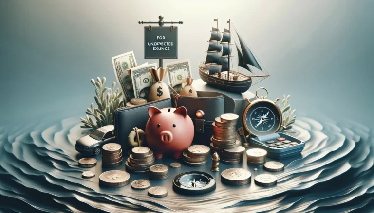 Una persona che riflette su un bilancio finanziario con fogli e penna, simbolo di gestione economica e spese impreviste.