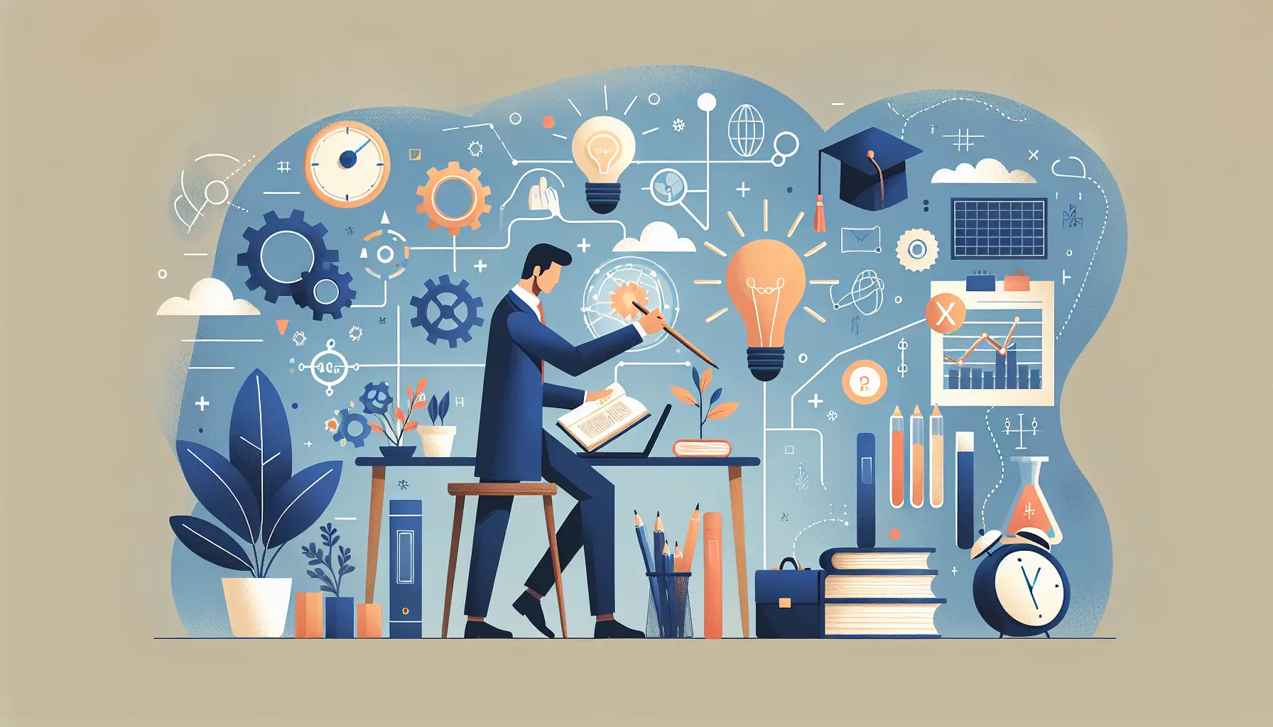 Un gruppo di professionisti impegnati in un'attività di apprendimento esperienziale, collaborando e discutendo idee.