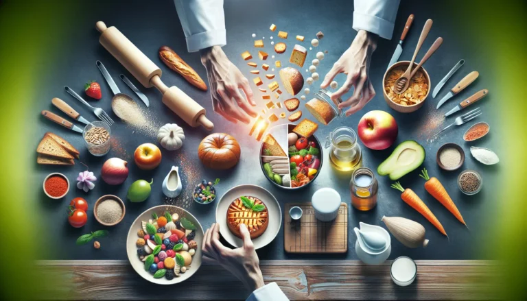 Un piatto tradizionale adattato per persone con allergie alimentari, presentato in modo appetitoso.