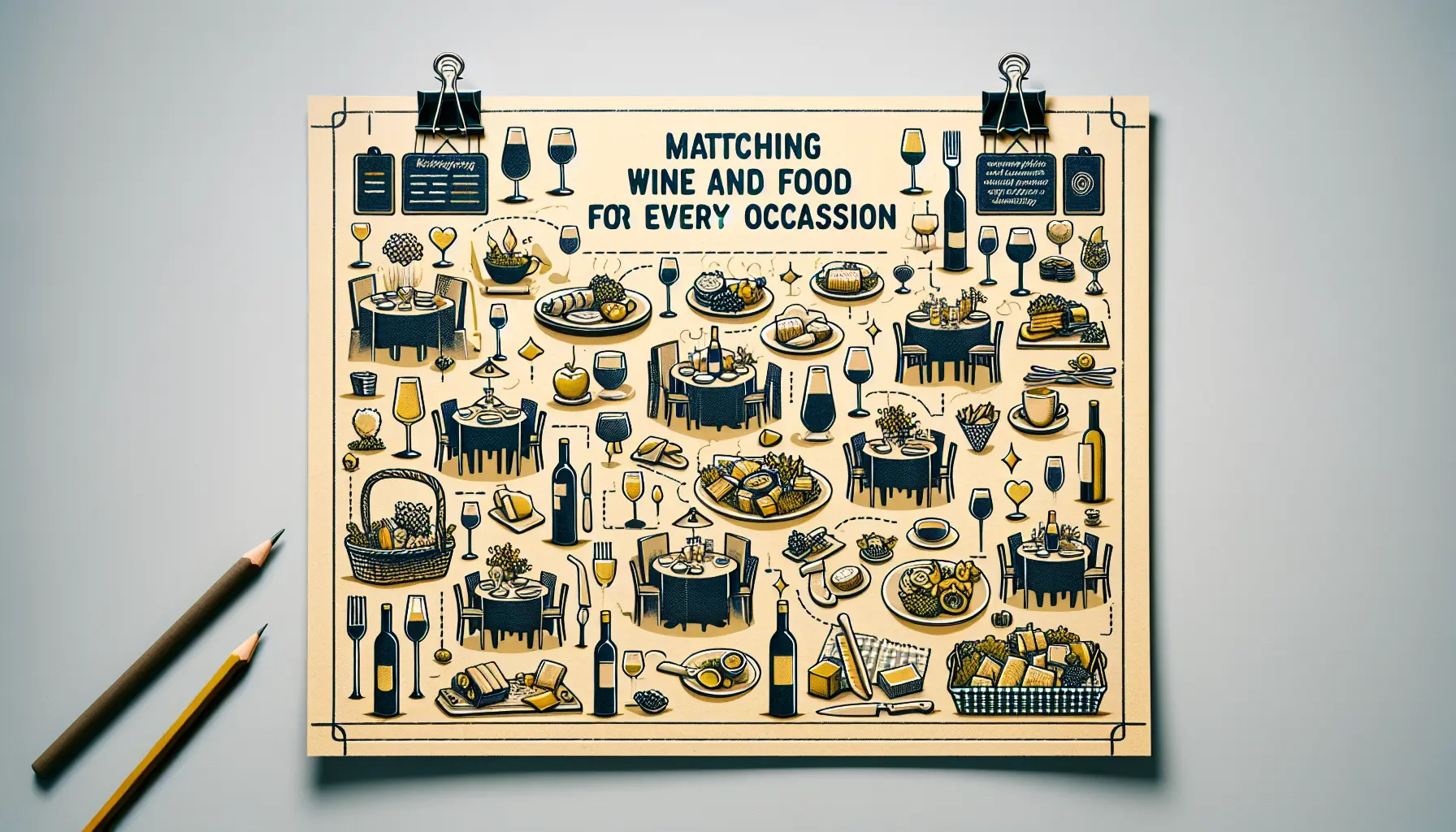 Un bicchiere di vino rosso accanto a un piatto gourmet