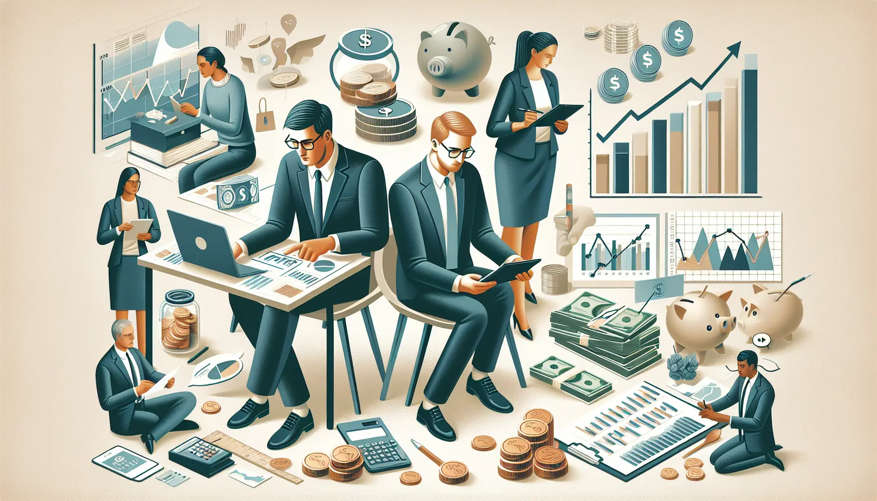 Un genitore che insegna al proprio figlio come gestire il denaro con un gioco da tavolo.