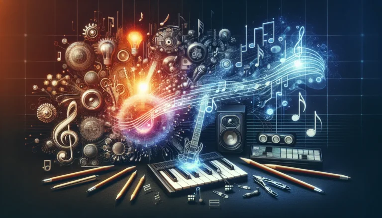 Un artista che utilizza un computer per creare opere d'arte con l'intelligenza artificiale.