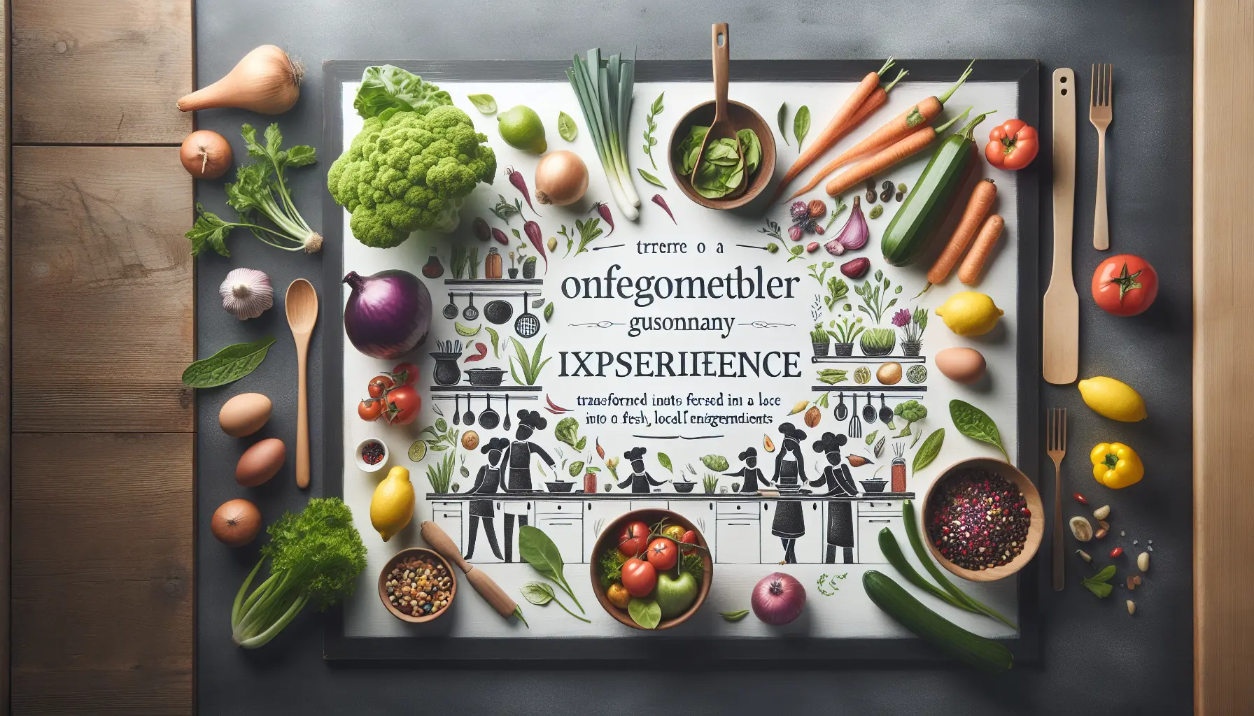 Ingredienti freschi e colorati su un tavolo di legno, pronti per essere utilizzati in piatti salutari e gustosi.