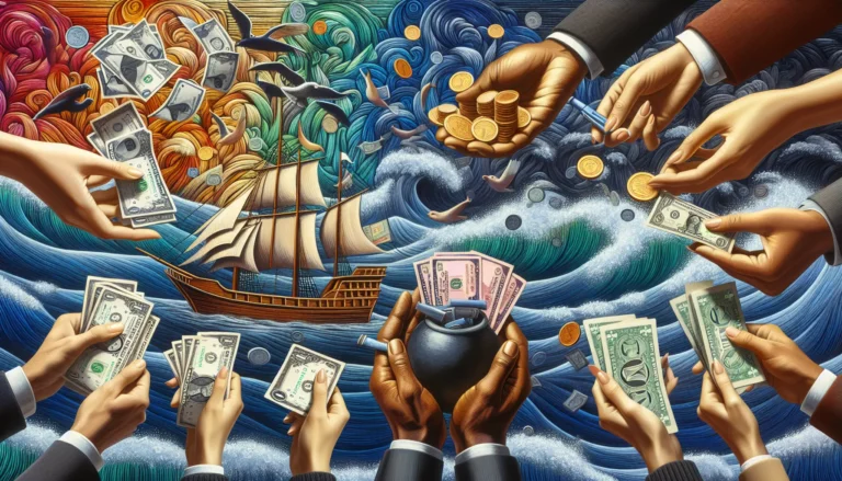 Una famiglia che discute strategie di diversificazione delle entrate attorno a un tavolo