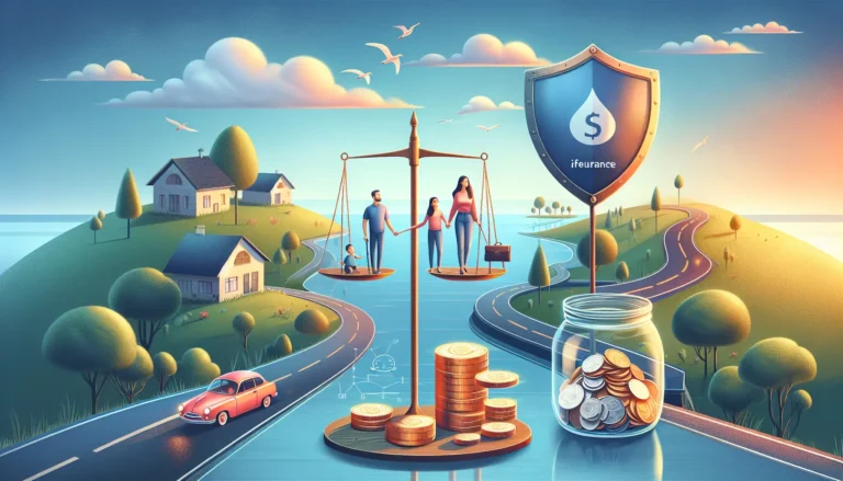 Una famiglia felice che discute di finanza personale in un ambiente sereno