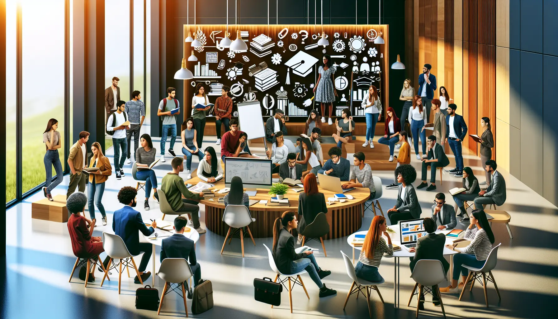 Studente che partecipa a un workshop pratico per apprendere attraverso l'esperienza.