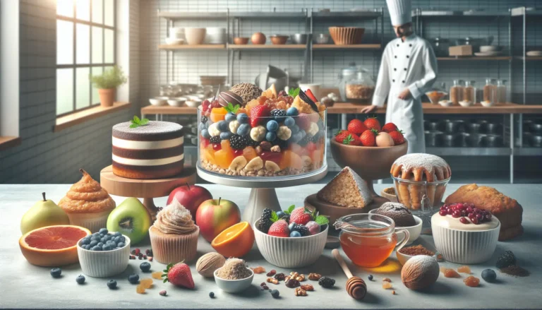 Dolci senza zucchero preparati con ingredienti naturali, come muffin di banana e brownies di fagioli neri.