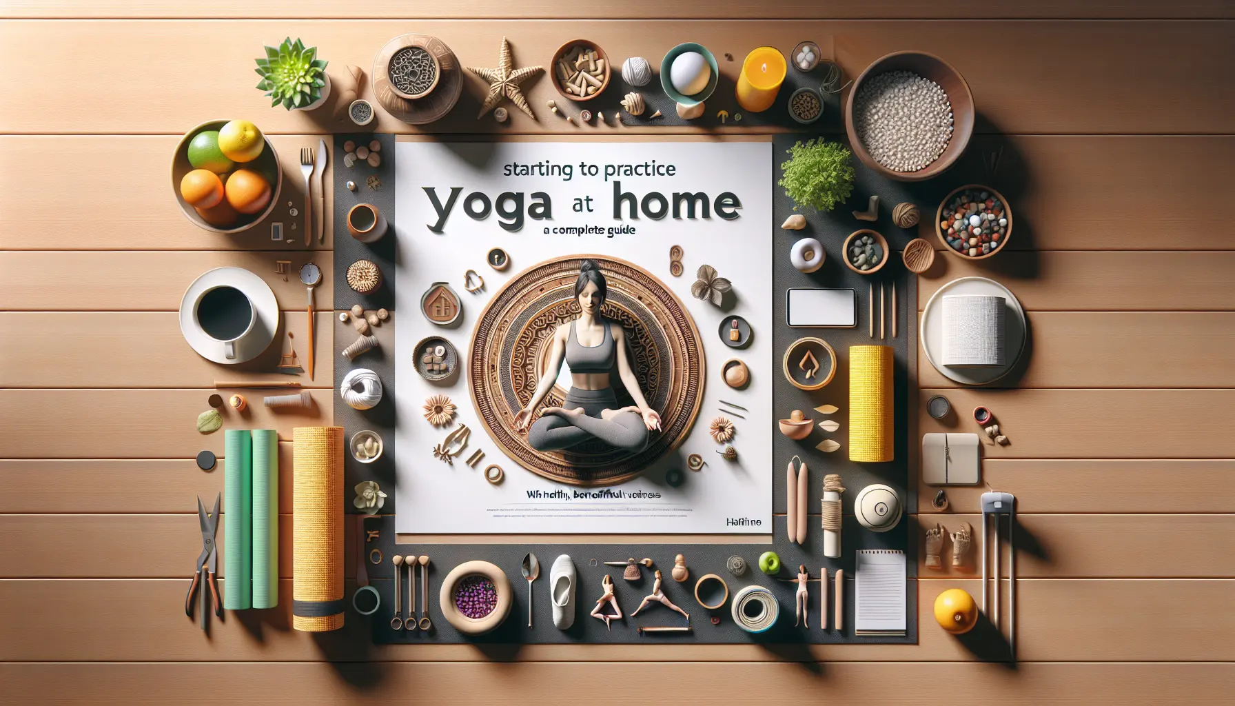 Una famiglia che pratica yoga insieme in un ambiente sereno e accogliente