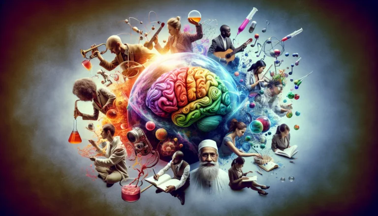 Studenti universitari impegnati in un'attività creativa di brainstorming