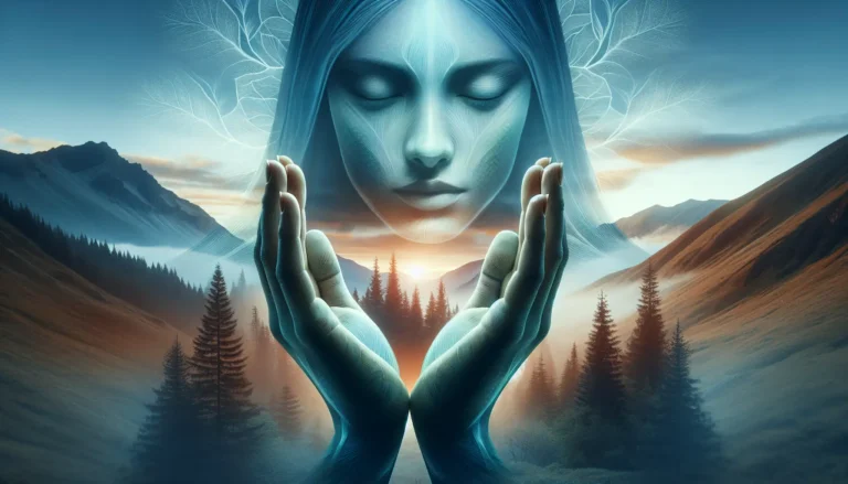 Una persona che scrive in un diario della gratitudine, circondata da un ambiente tranquillo e rilassante.