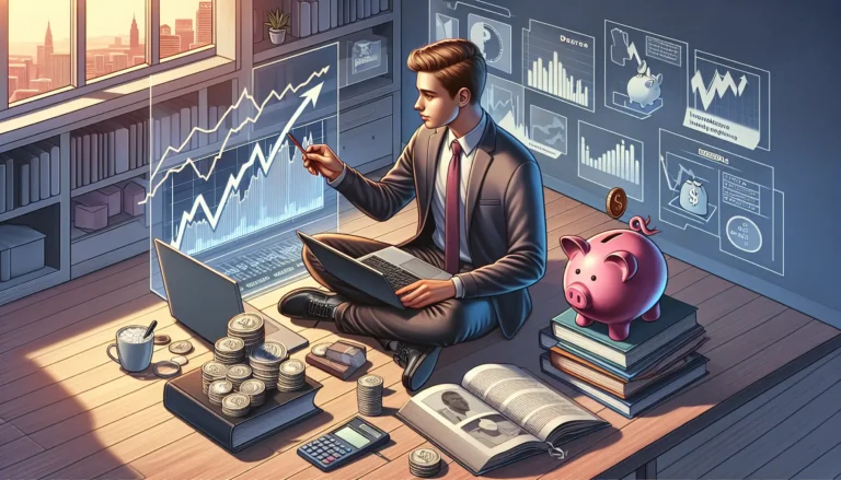 Giovani che discutono di pianificazione finanziaria e investimenti