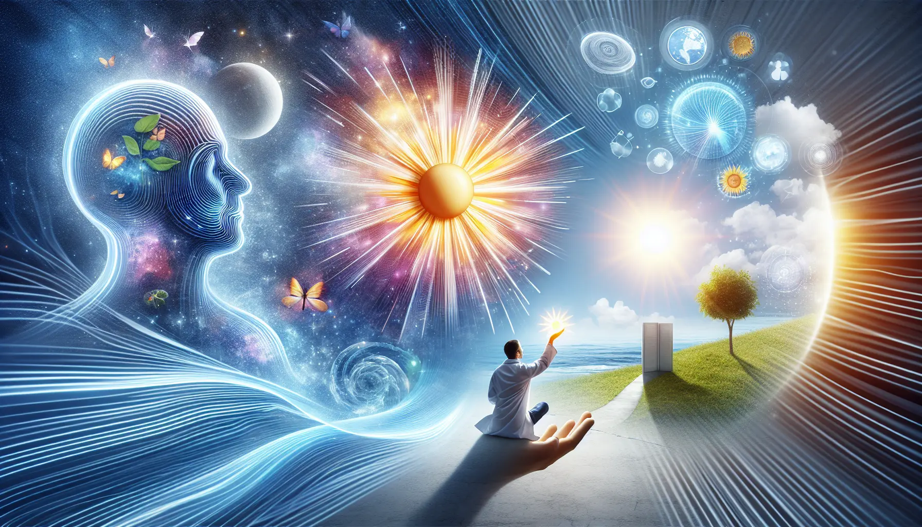 Una famiglia felice che pratica attività all'aperto, simbolo di benessere e positività.