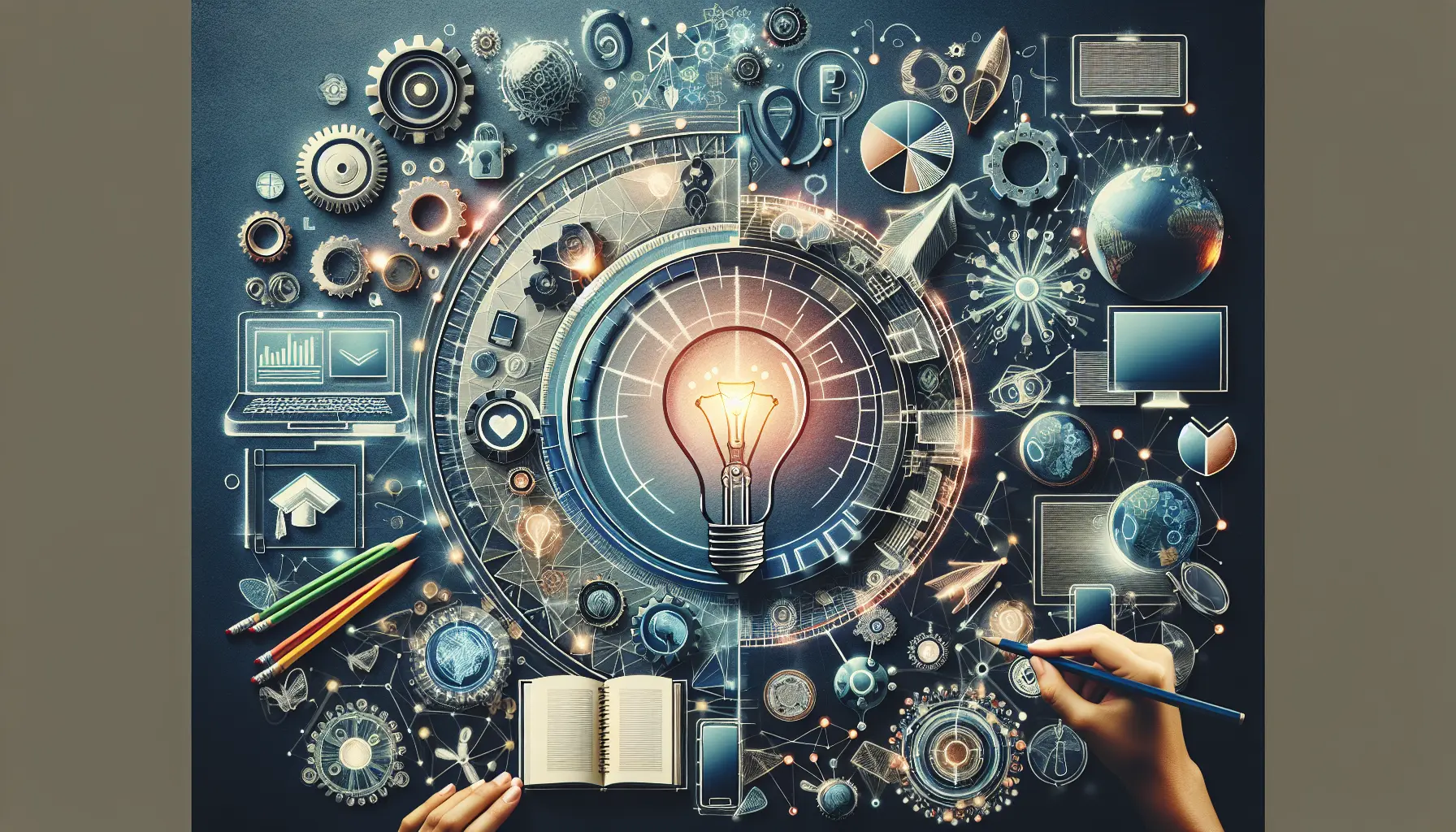 Un gruppo di studenti che collaborano utilizzando strumenti digitali per l'apprendimento.