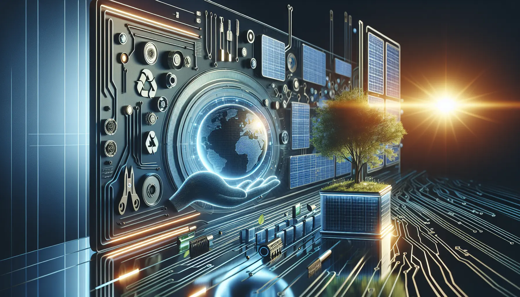 Un collage di prodotti Apple, tra cui iPhone, iPad e MacBook, evidenziando il design e l'innovazione tecnologica.