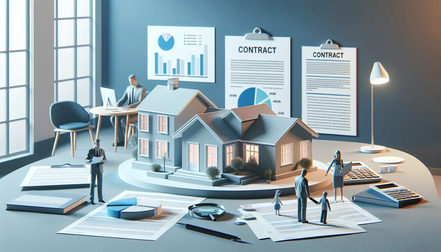 Una famiglia felice davanti alla loro nuova casa, simbolo di un investimento sicuro e consapevole.