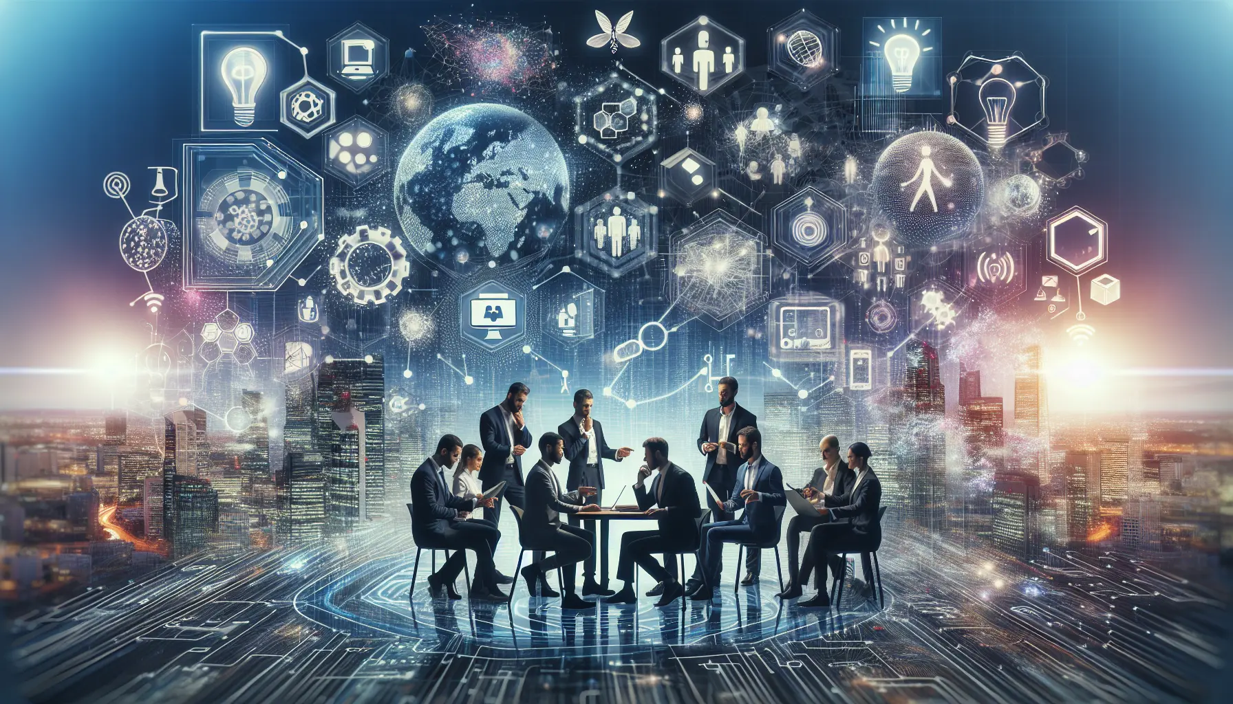Rappresentazione visiva di startup innovative e tecnologia emergente