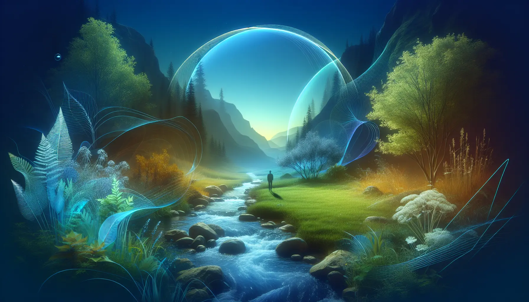 Una persona che pratica meditazione in un ambiente tranquillo, simbolo di gestione dello stress e benessere.