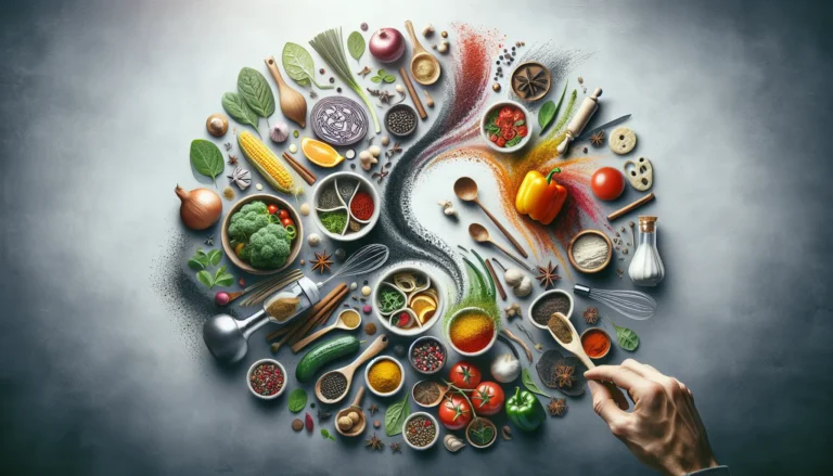 Un piatto elegante con insalata di agrumi e formaggio di capra