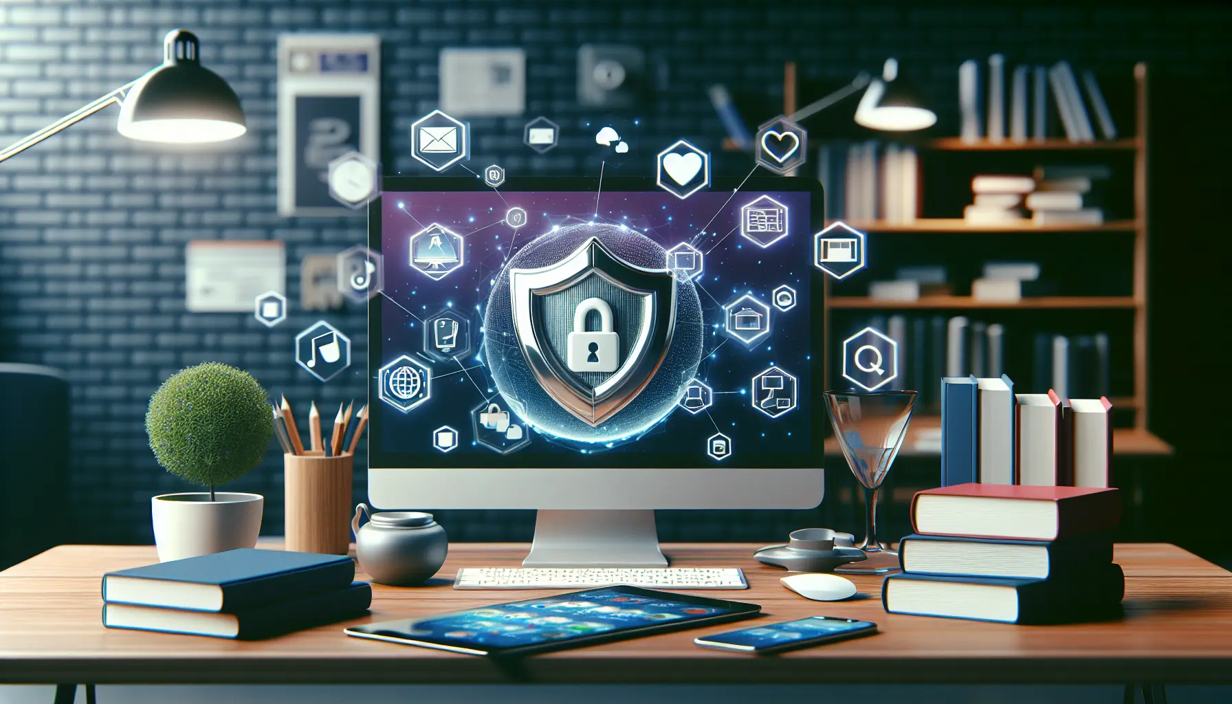 Un genitore che utilizza un dispositivo per monitorare l'attività online del proprio figlio