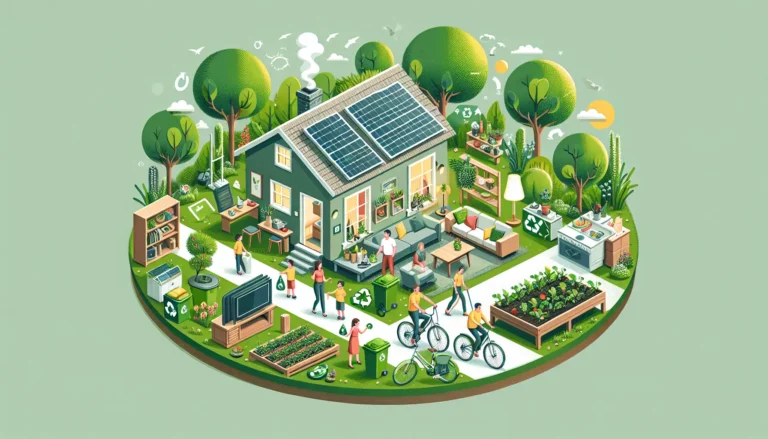 Famiglia che partecipa a un'attività di giardinaggio sostenibile