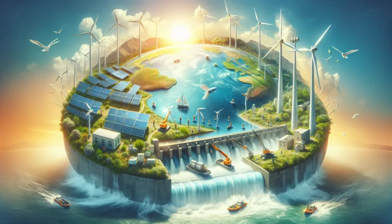 Pannelli solari su un tetto con un cielo blu e nuvole bianche