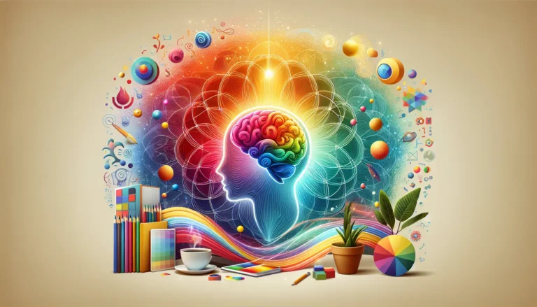 Un ambiente sereno con colori rilassanti che promuovono il benessere mentale