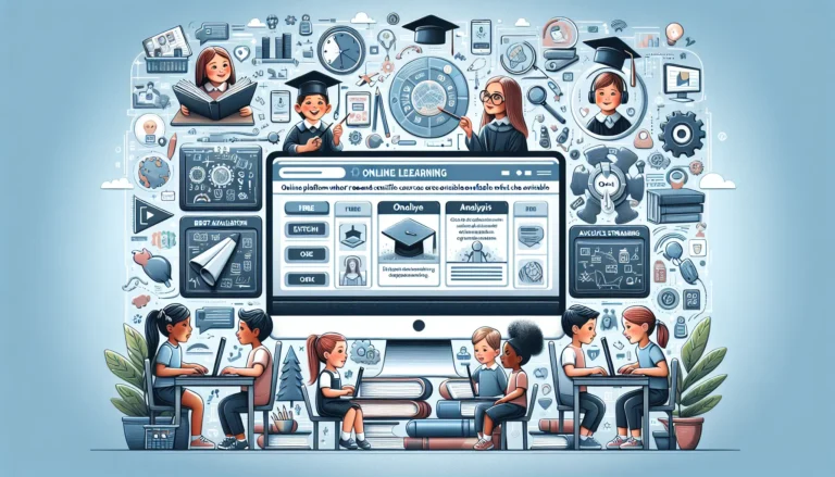 Un ragazzo che studia al computer, immerso in un corso online