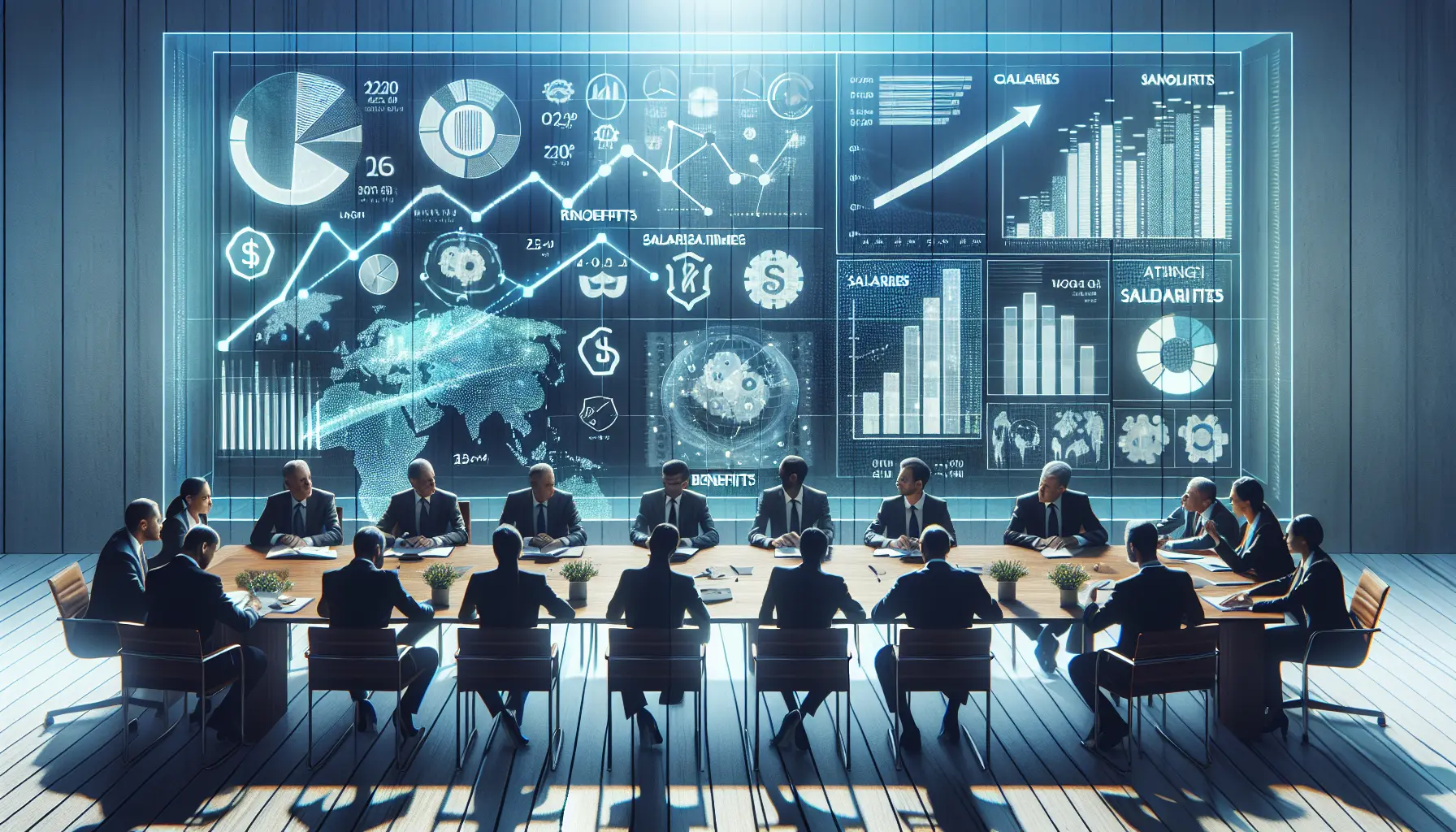 Una persona che negozia il proprio stipendio in un ambiente professionale