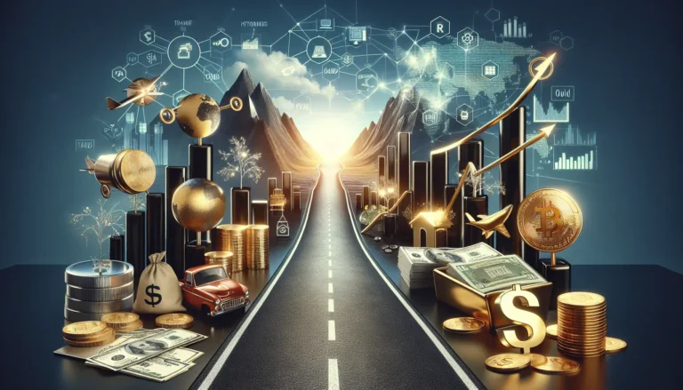 Un giovane professionista che esplora diverse fonti di reddito, simboleggiando la diversificazione delle entrate.