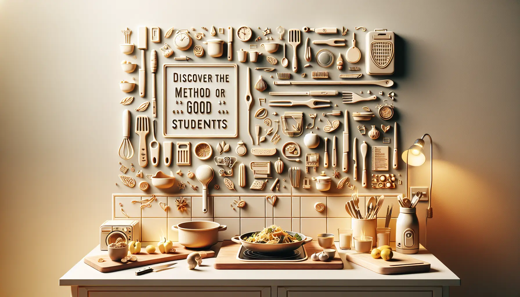 Una selezione di utensili da cucina essenziali per studenti fuorisede che aspirano a migliorare la loro esperienza culinaria.