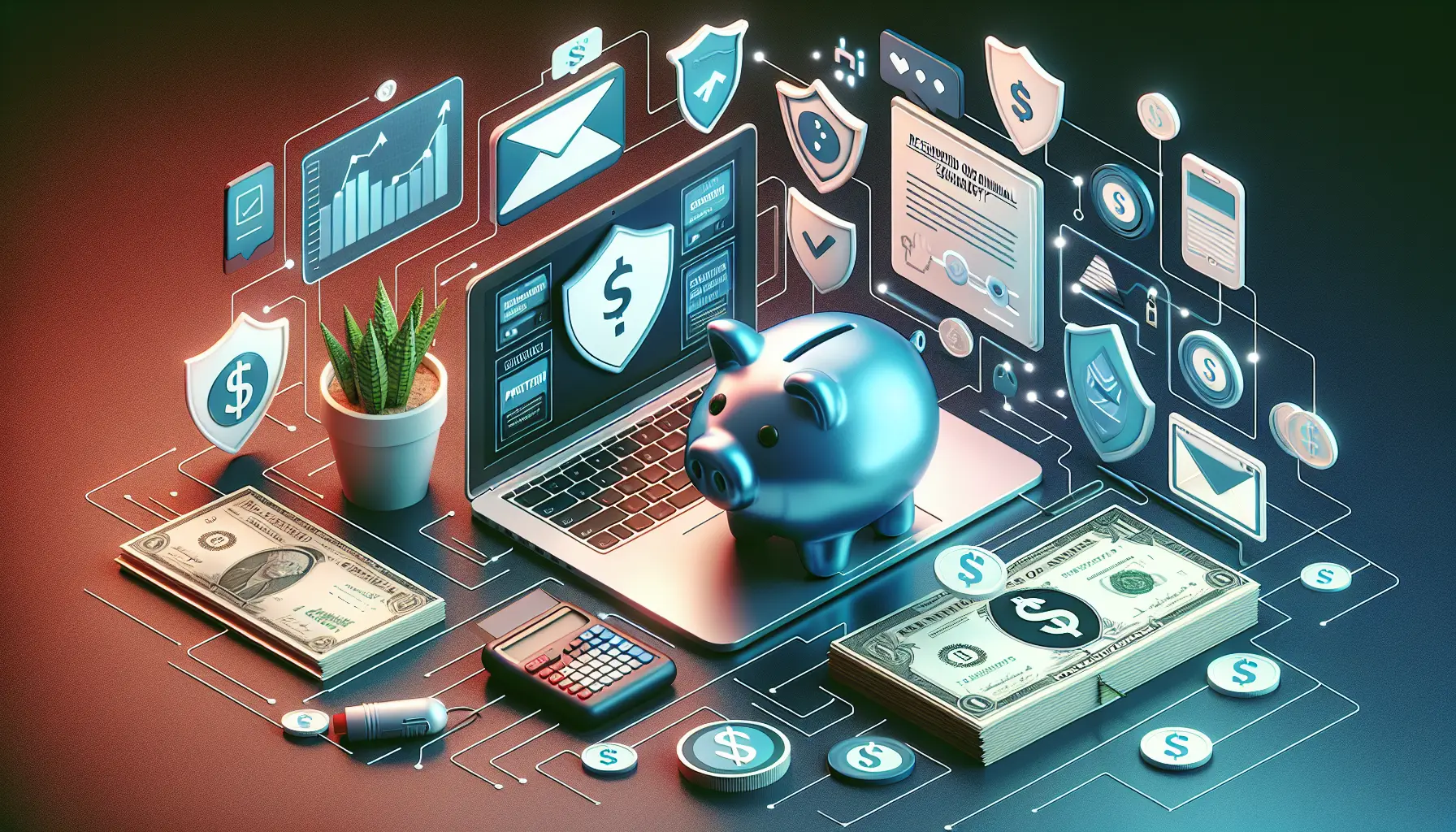 Un giovane che controlla il proprio conto bancario online, attento a possibili frodi finanziarie.