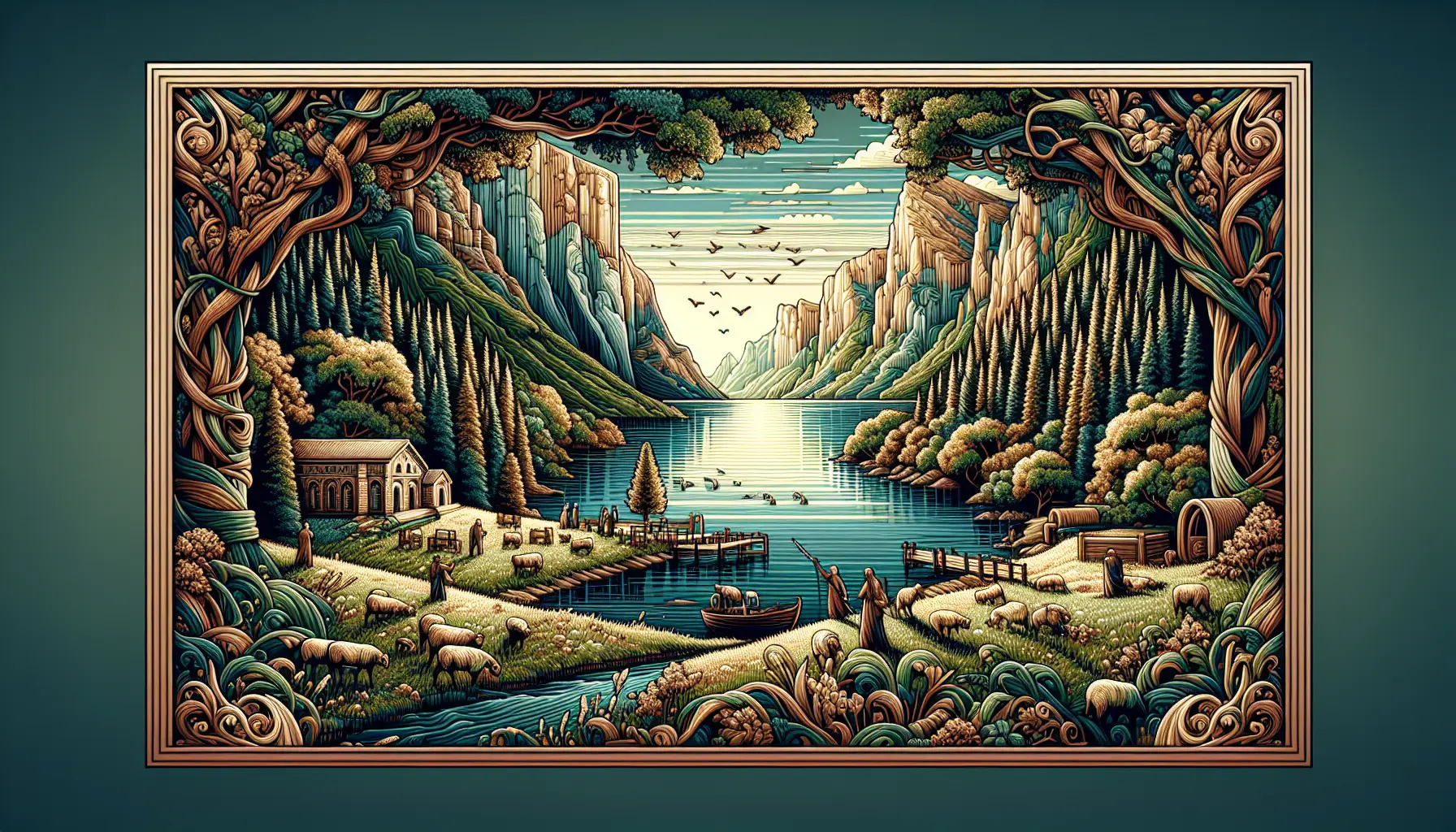 Panorama delle isole croate con acque cristalline e vegetazione lussureggiante