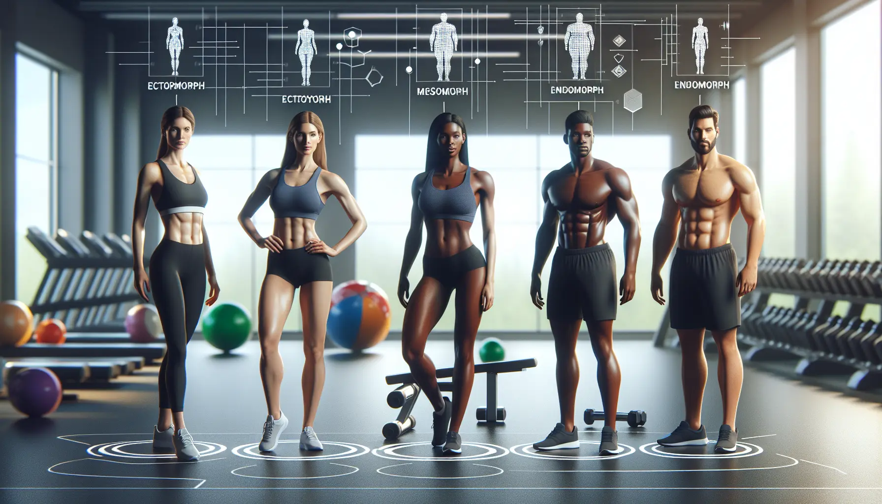 Un personal trainer che guida un cliente durante un allenamento in palestra, evidenziando l'importanza di un programma di allenamento personalizzato.