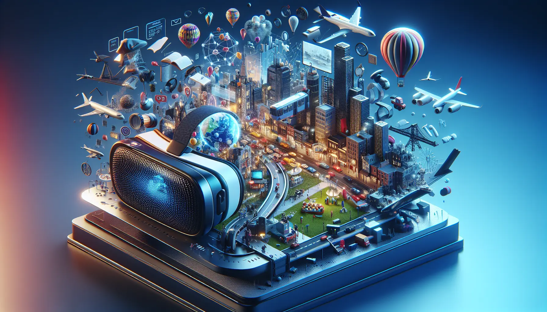 Un utente che interagisce con un'app di Realtà Aumentata in un contesto urbano