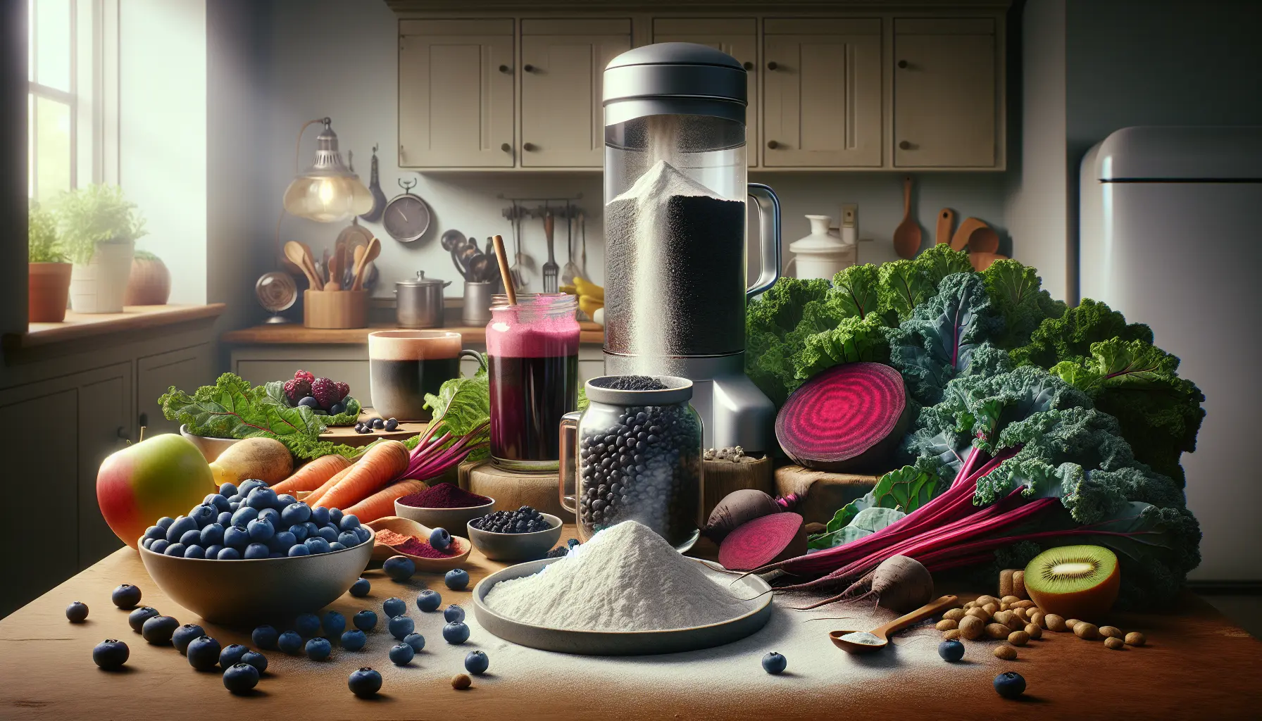 Mercato ricolmo di frutta e verdura fresca, simbolo della cucina stagionale e dei superfood.